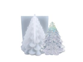 Molde silicona arbolito Navidad bajo